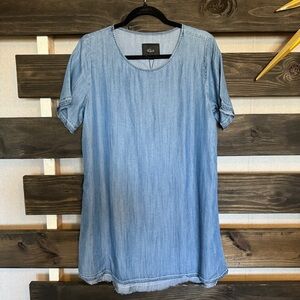 Rails short sleeve chambray dress NWT